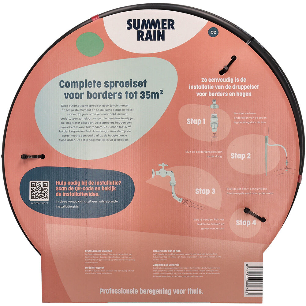 SummerRain - Sproeiset voor borders - 35m²