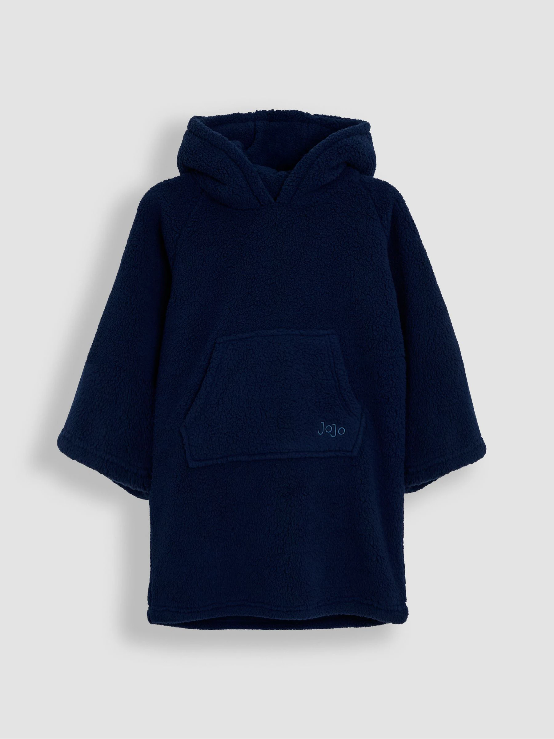 Marineblauw - JoJo Maman Bébé Cosy Hooded Blanket