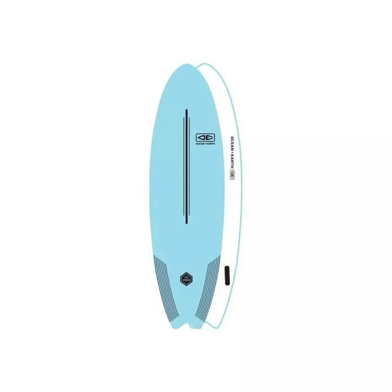 Planche de surf EZI Rider Softboard 52L Pastel Blue 6´6