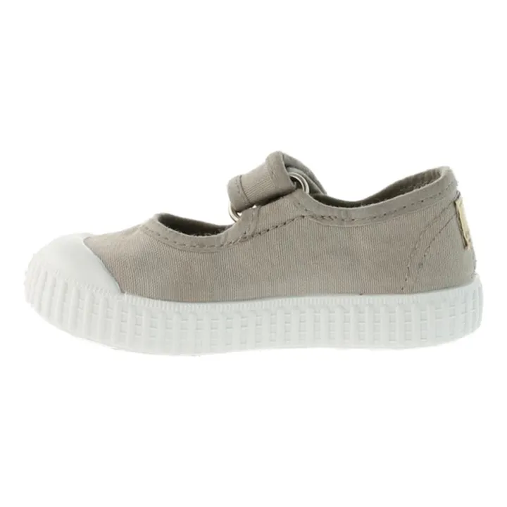 Victoria Baskets Scratchs Mercedes Tira Lona | Gris clair