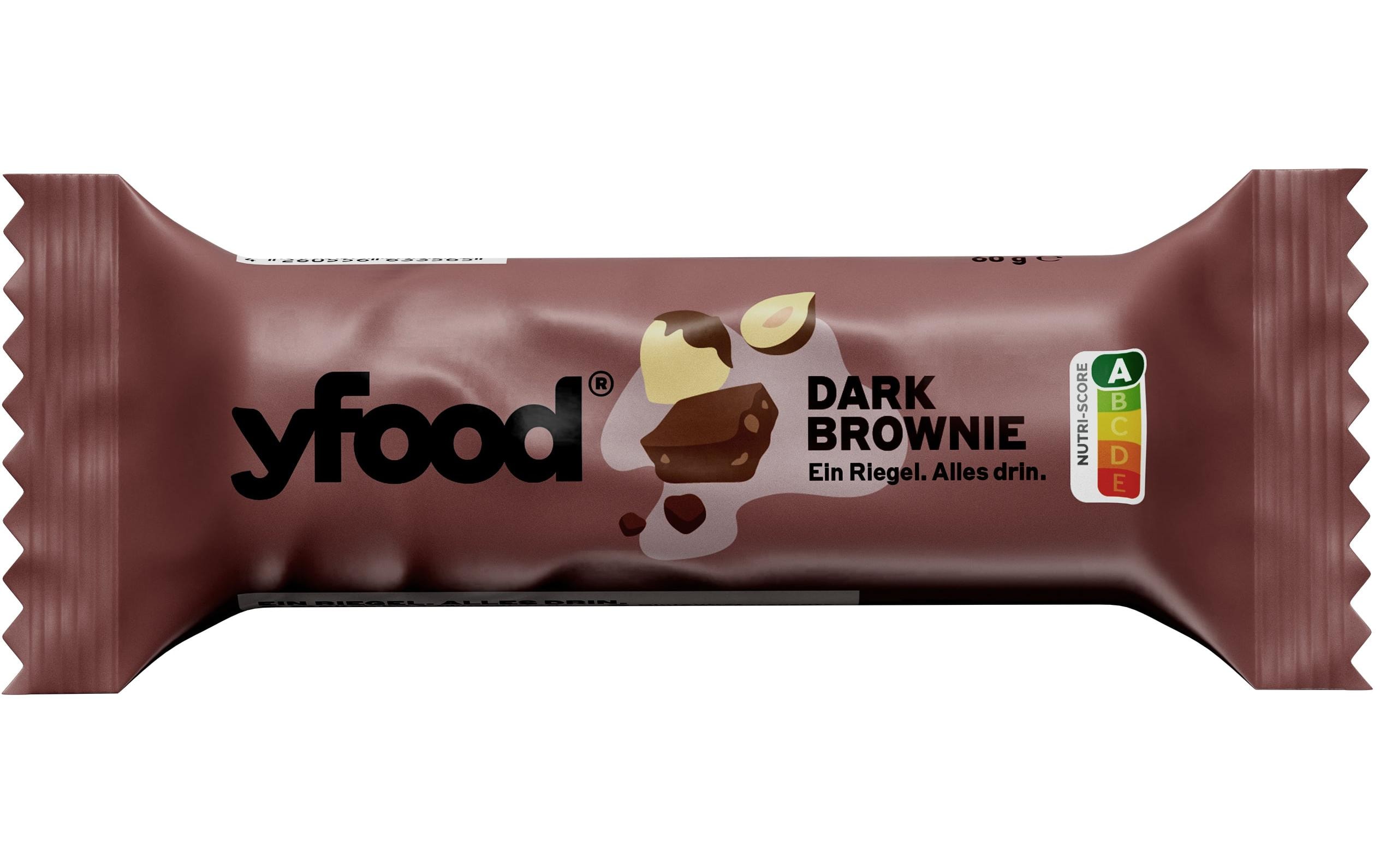Riegel Dark Brownie 12 x 60 gHigh-Protein Riegel ohne Zuckerzusatz