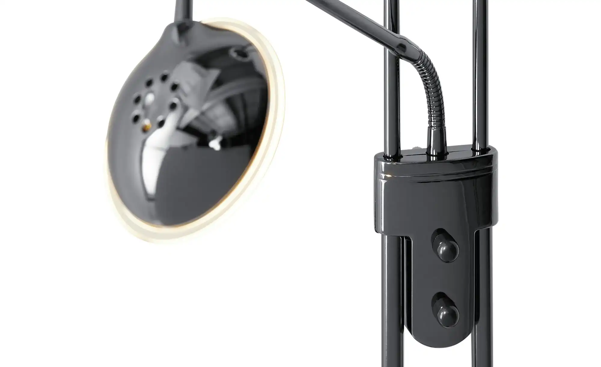 Meisterleuchten LED-Deckenfluter, 2-flammig, schwarz-chrom