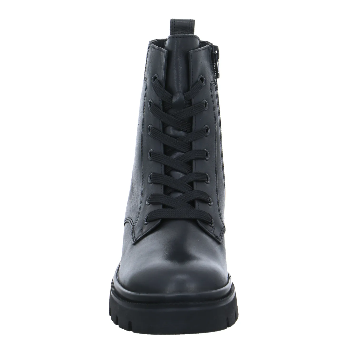 GABOR Stiefelette Schwarz Leder  mit Wechselfussbett