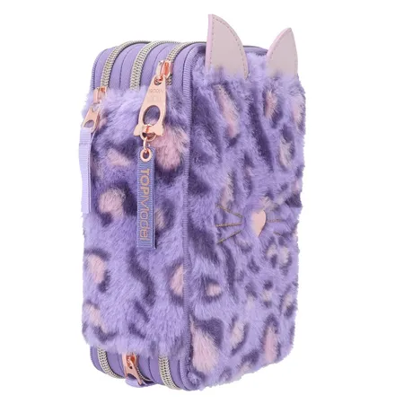 Depesche TOPModel 3-Fach Federtasche LILAC LEO LOVE