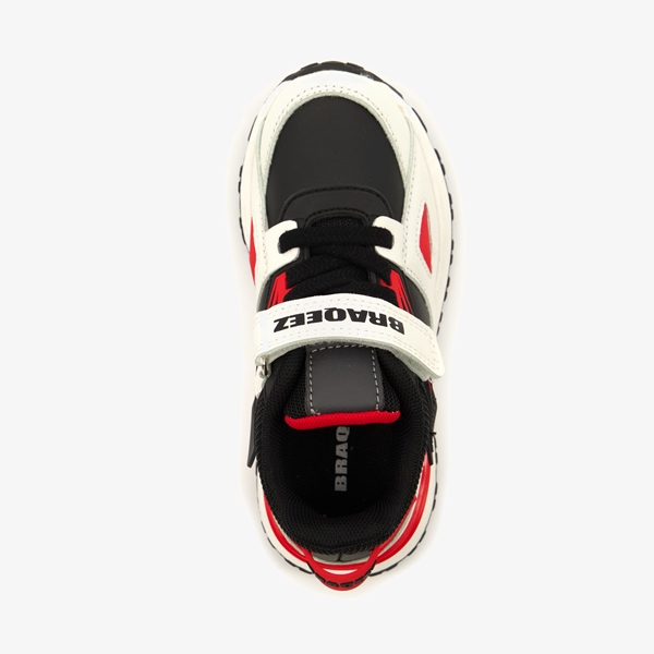 Braqeez jongens sneakers met rode details