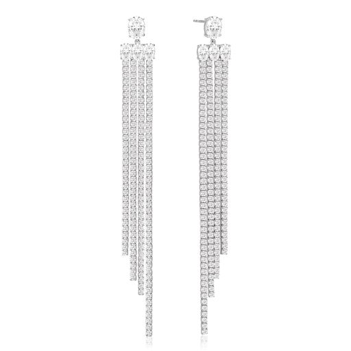 Sif Jakobs Jewellery Ellisse Lungo Øreringe, Sølv