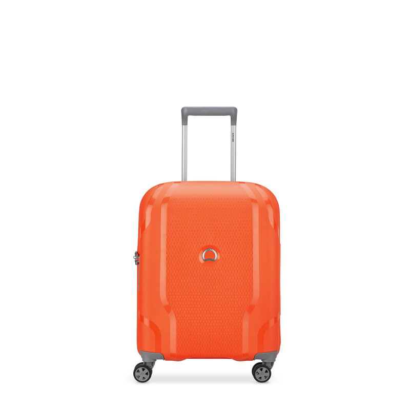 Valise cabine rigide slim Clavel 55 cm Tangerine orange