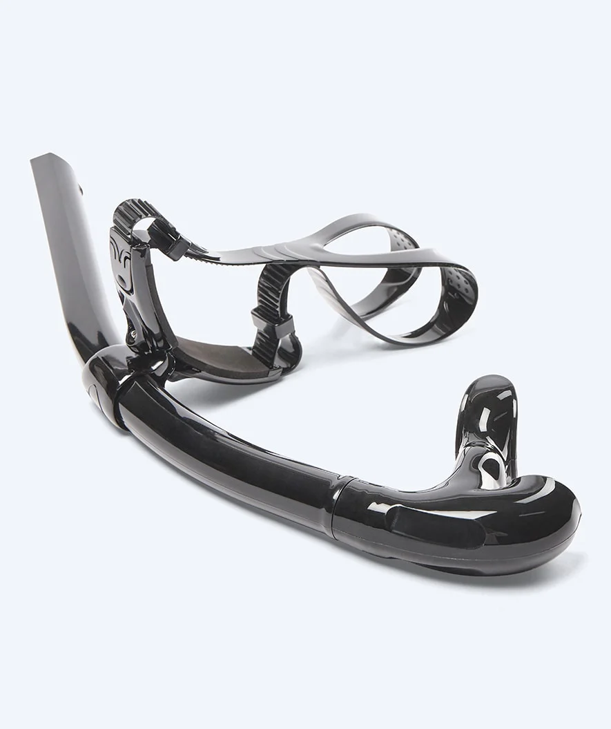 Watery centersnorkel - Ultralight - Sort