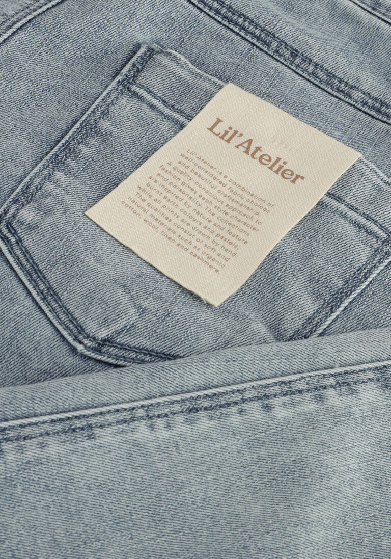 LIL\\' ATELIER lichtblauwe lil' atelier  nmmben tapered jeans