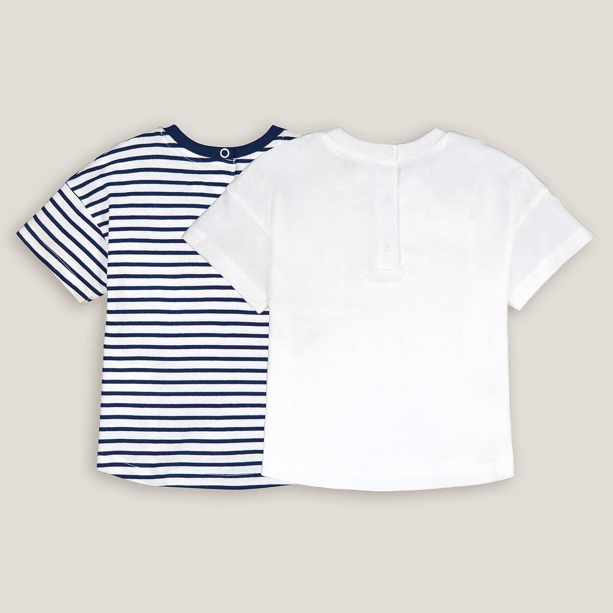 COLEÇÃO LA REDOUTE<br>Conjunto de 2 camisetas de manga curta