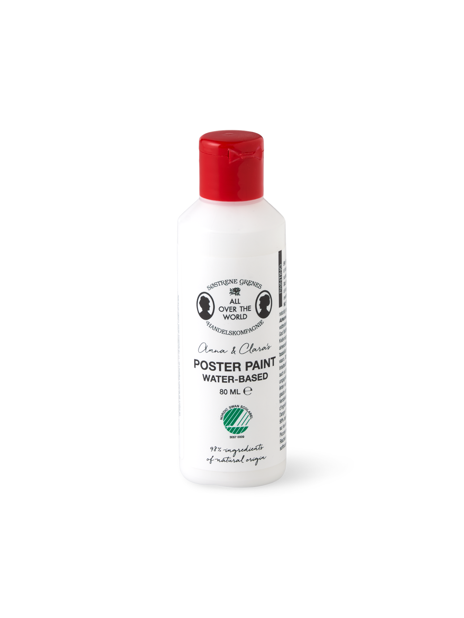 Plakatmaling 80 ml | Svanemærket. 80 ml. | White