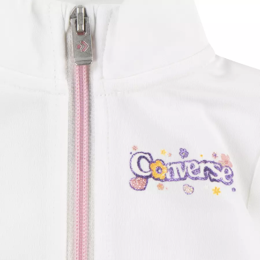 Converse Ruffled Track Jacket and Leggings Set