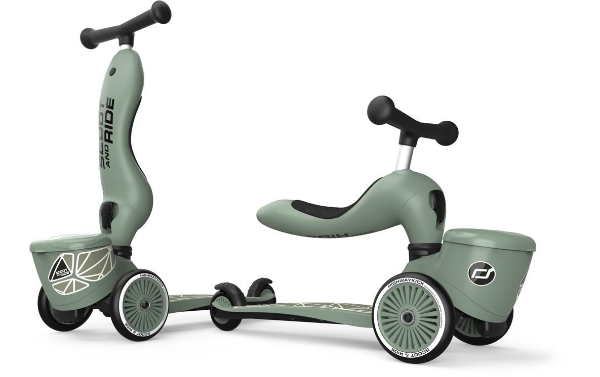 Stuntscooter Green lines Grün<br>Scooter mit Sitz