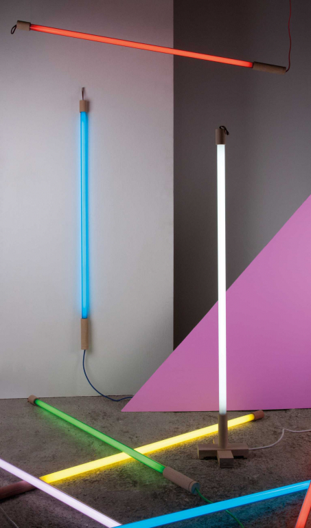 Seletti Linea LED wandlamp Fuchsia