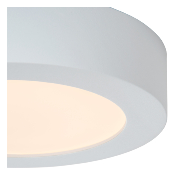 Lucide badkamer plafonnière Brice IP44 wit