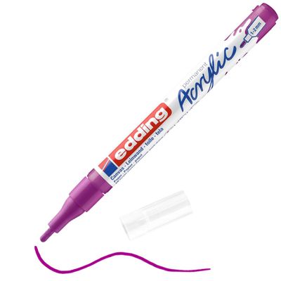 Edding 5300 - Marqueur acrylique - rouge jus de baies