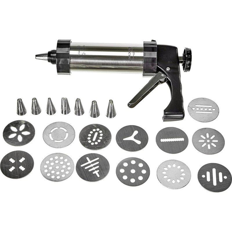 Pistolet à décor pâtisserie en inox Lacor