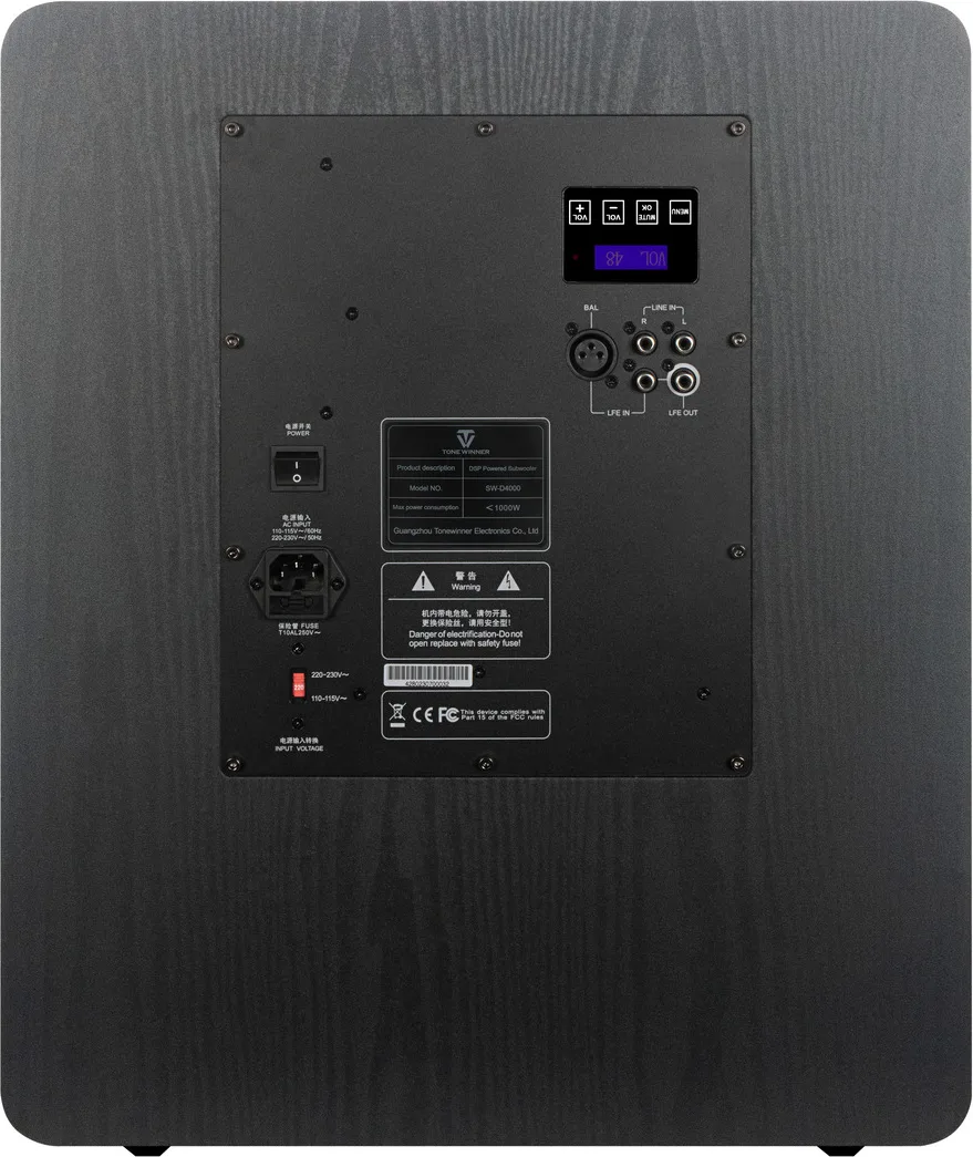 ToneWinner SW-D4000 Caissons de basses