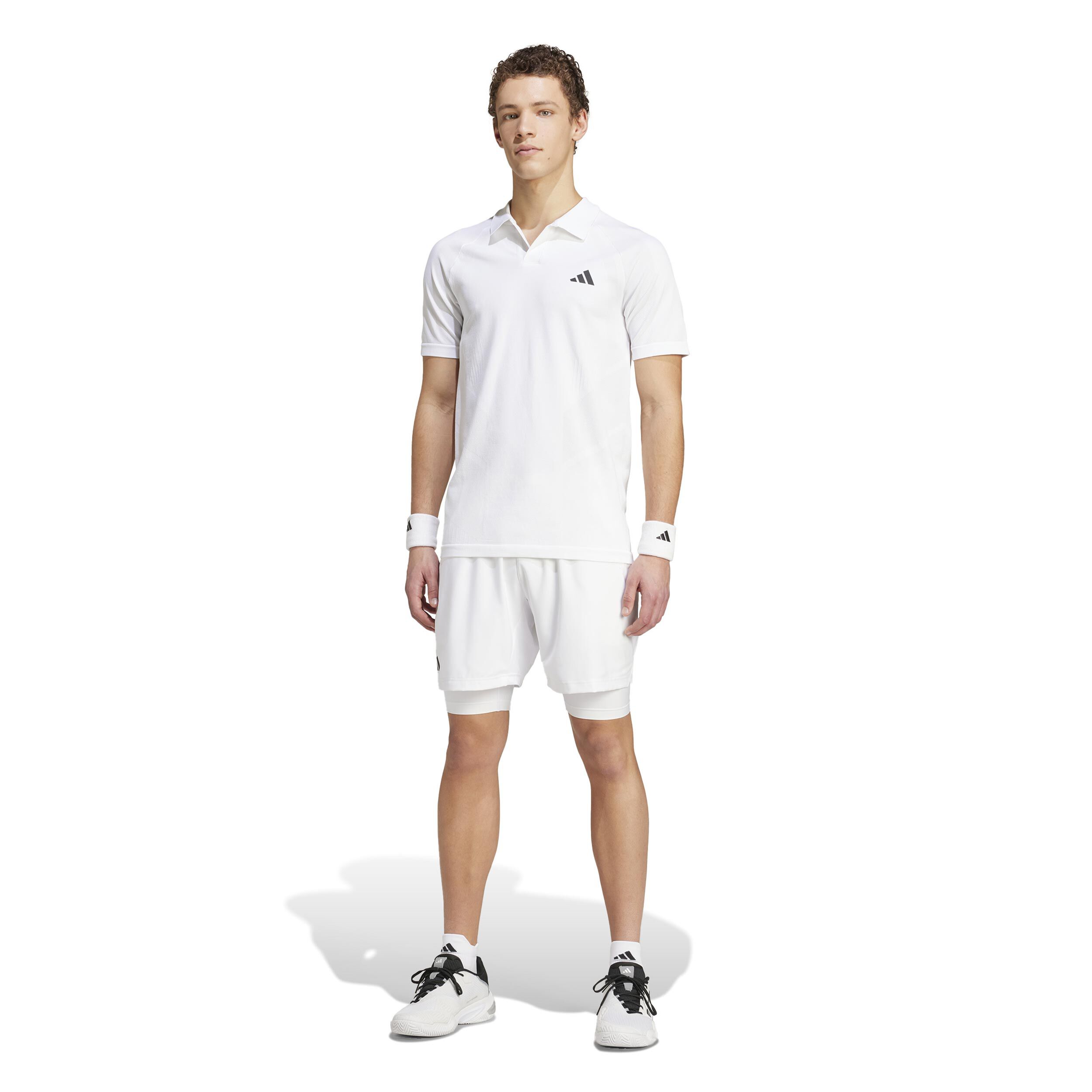 adidas Seamless Pro Polo Hommes - Blanc