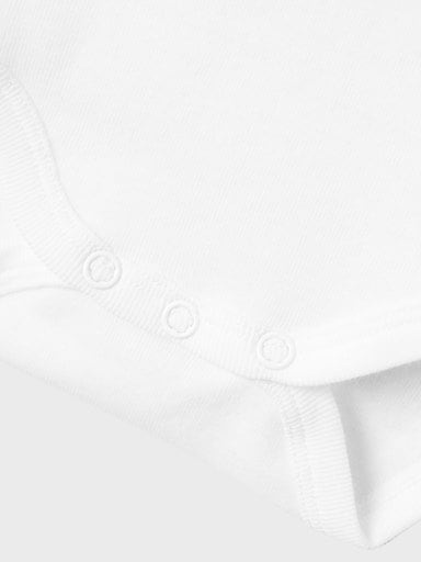 Name It Langarmbody »NBNBODY 2P LS SOLID WHITE NOOS«, 2 Stk. mit Druckknöpfen im Schritt