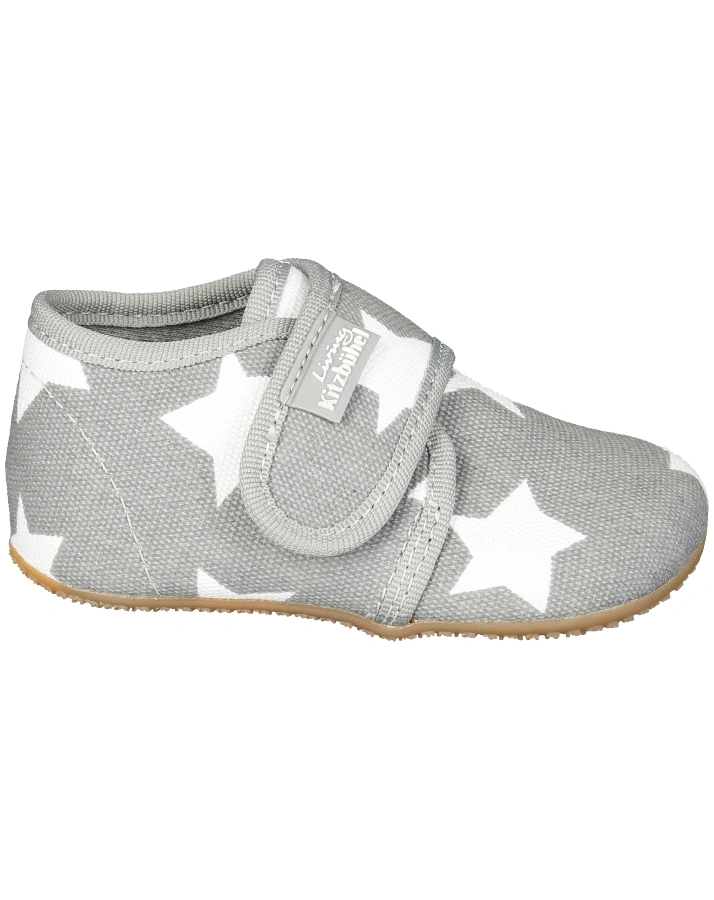 Klett-Hausschuhe BASIC STARS in hellgrau