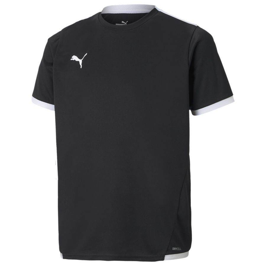 PUMA Maillot teamLIGA - Noir/Blanc Enfant