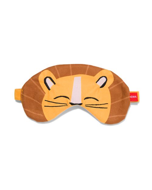 masque de sommeil tête de lion