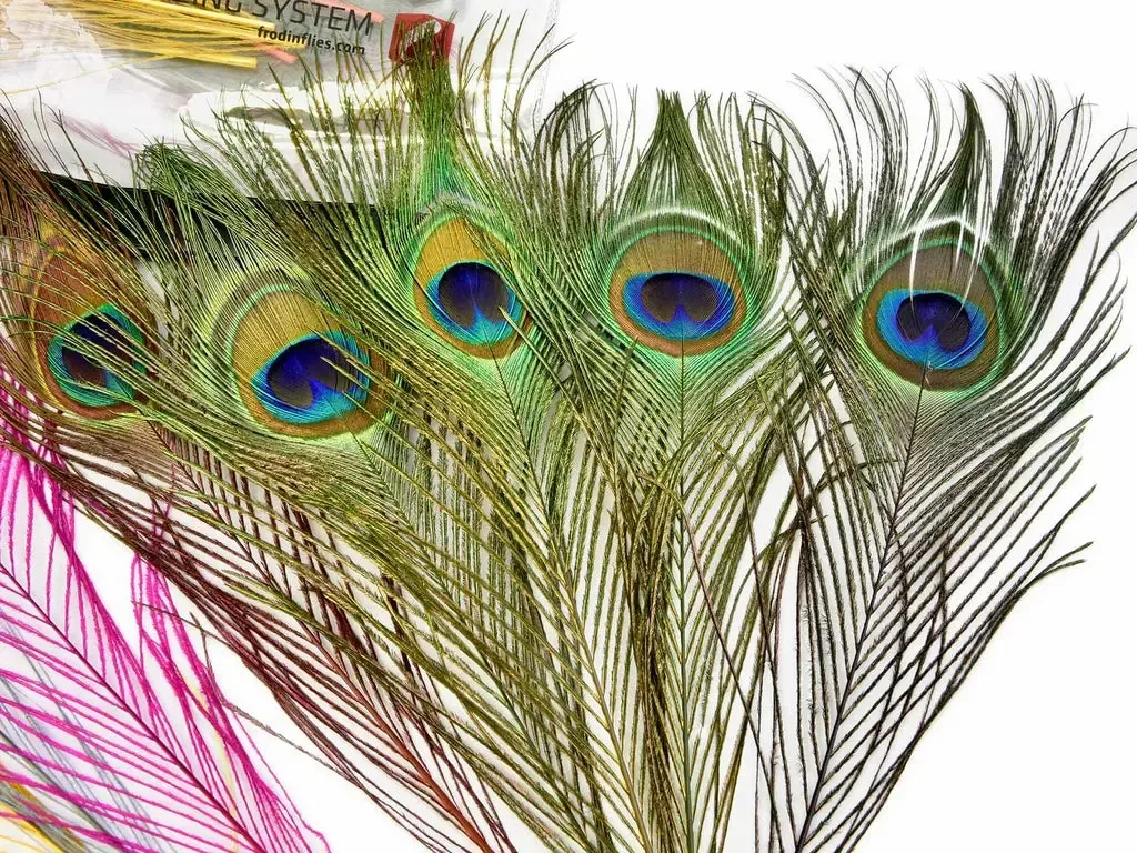 Frodin Flies Peacock Eye Feather Pack