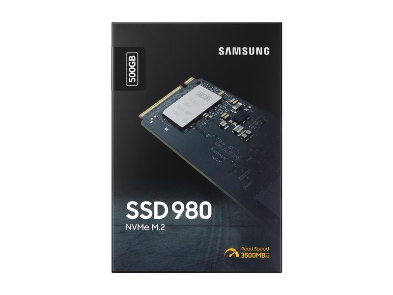 Samsung SSD 980 M.2 2280 NVMe 500 GB 500 GB SSD von Samsung in M.2 2280 Formfaktor