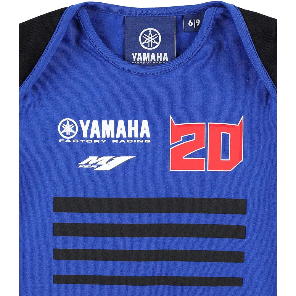 Fabio Quartararo - Pyjama bébé Dual FQ20 Yamaha Bleu / Rouge