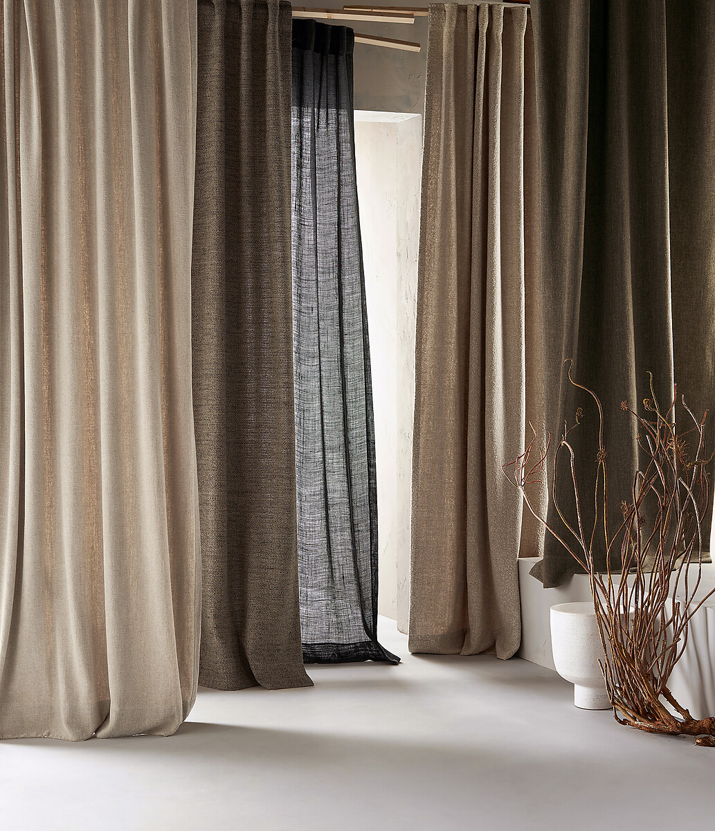 AM.PM<br>Cortina de linho, fabricada na França, Gaby