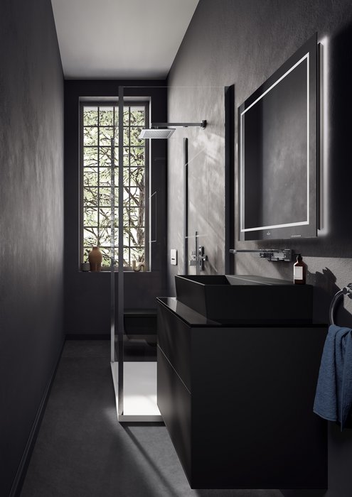 Villeroy & Boch Memento 2.0 randloos toilet CeramicPlus zwart mat