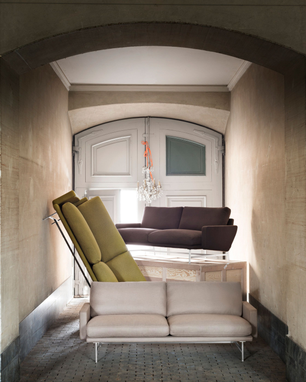 Fritz Hansen Lissoni Sofa bank 2-zits, Diablo 402