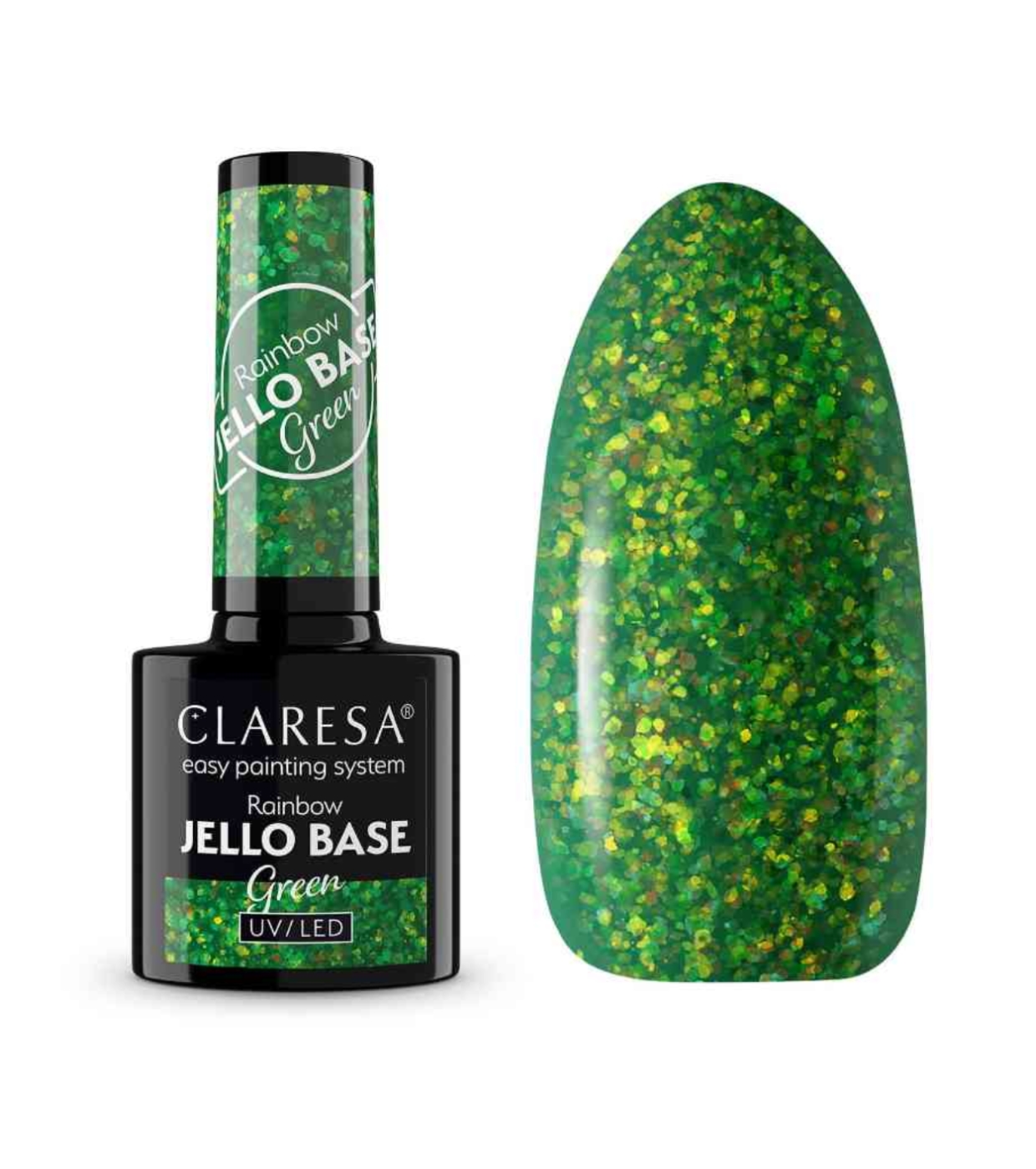 Claresa - *Rainbow Jello Base* - Esmalte semipermanente - Green