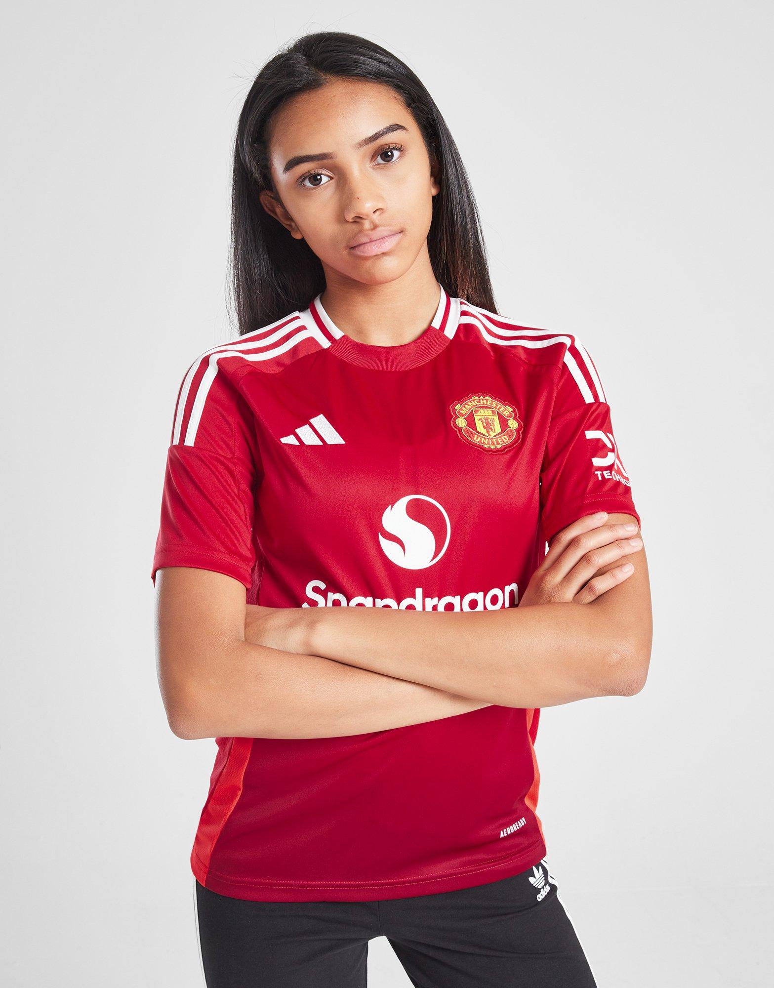 adidas Manchester United 24/25 Fernandes #8 Home Shirt JR