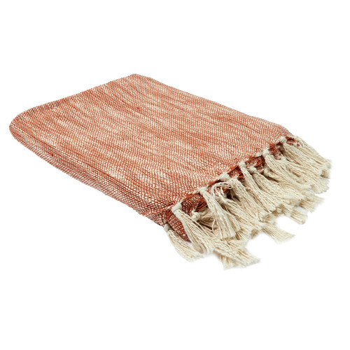 The home deco factory - ELENA - Bicolor Blanc-Orange