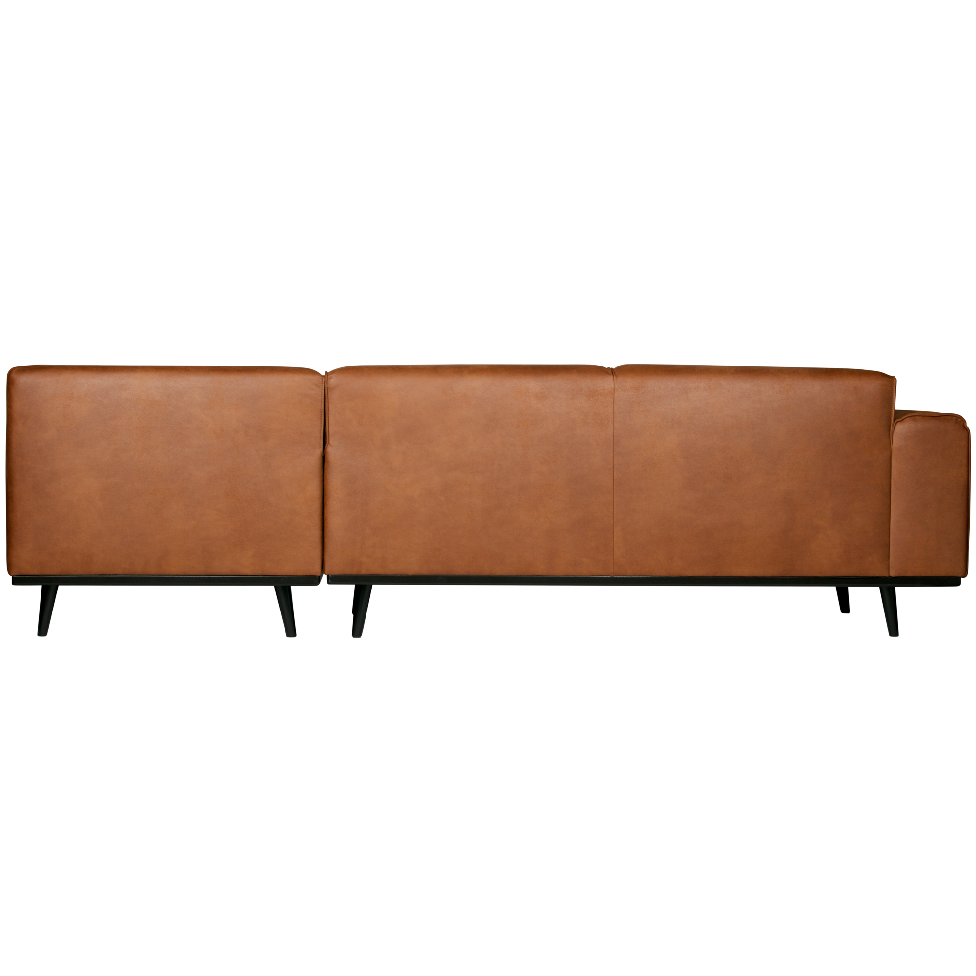 Statement Hoekbank Rechts - Lederlook - Cognac