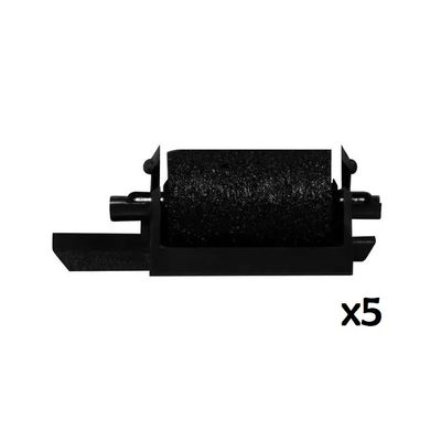 5 Rouleaux encreurs compatible Epson IR40 - noir - Armor
