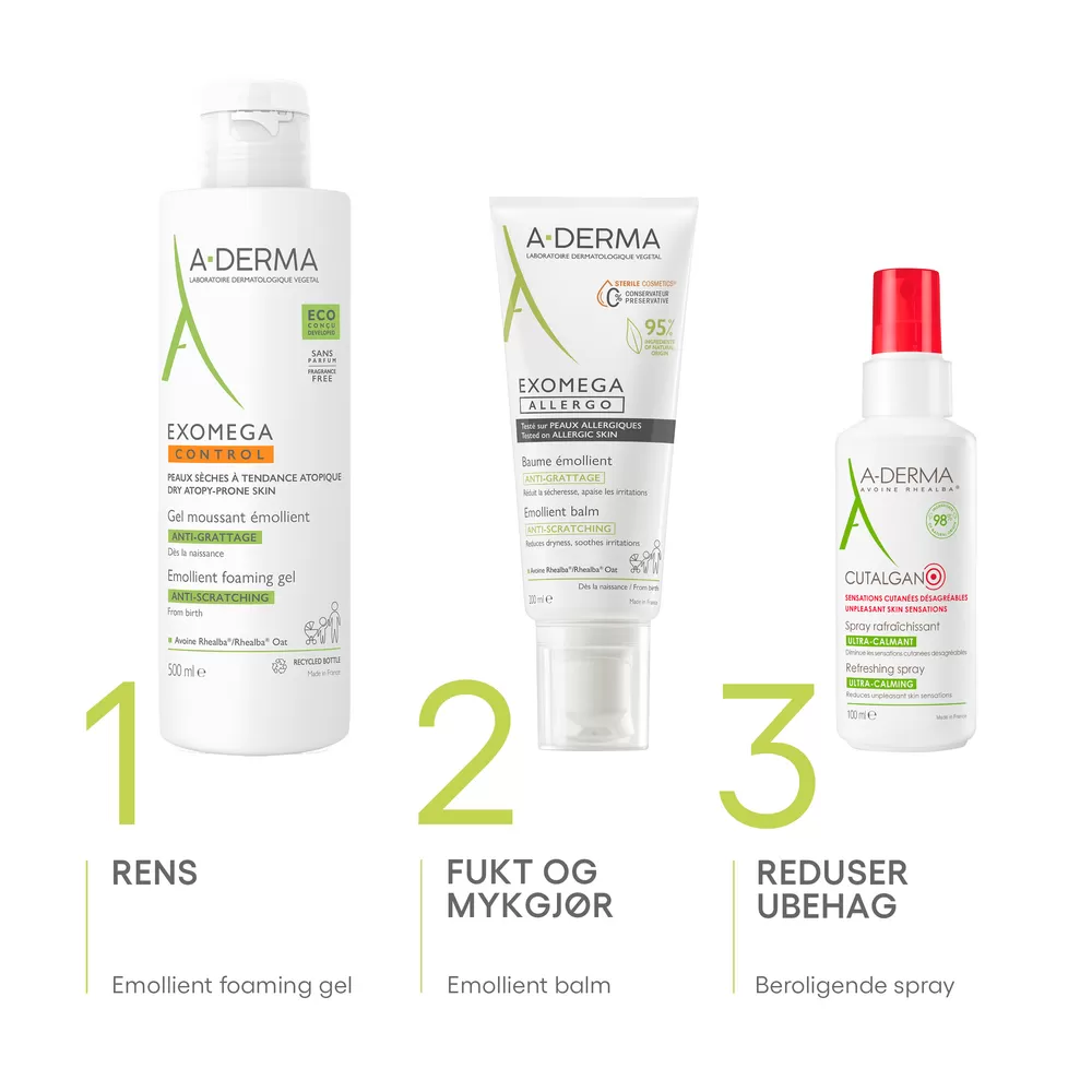 A-Derma Exomega Allergo Balm - 200 ml.