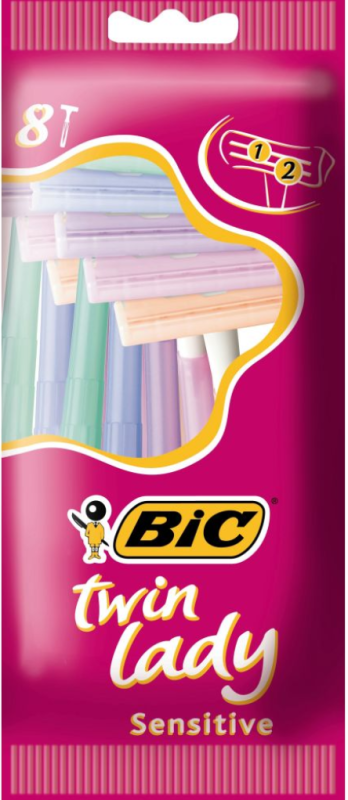 Bic Twin Lady Wegwerpscheermesjes 8 stuks