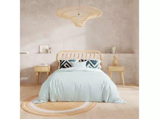 Tête de lit en rotin naturel 140 cm - Elior