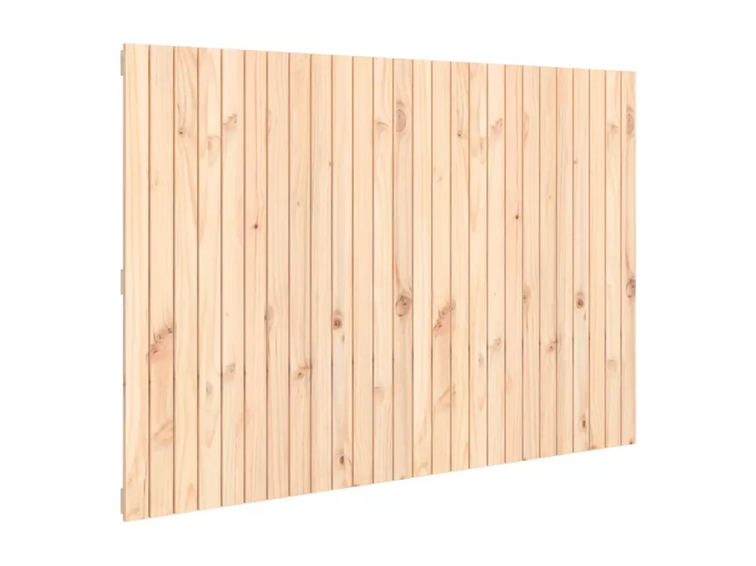 Tête de lit murale 166x3x110 cm Bois massif de pin