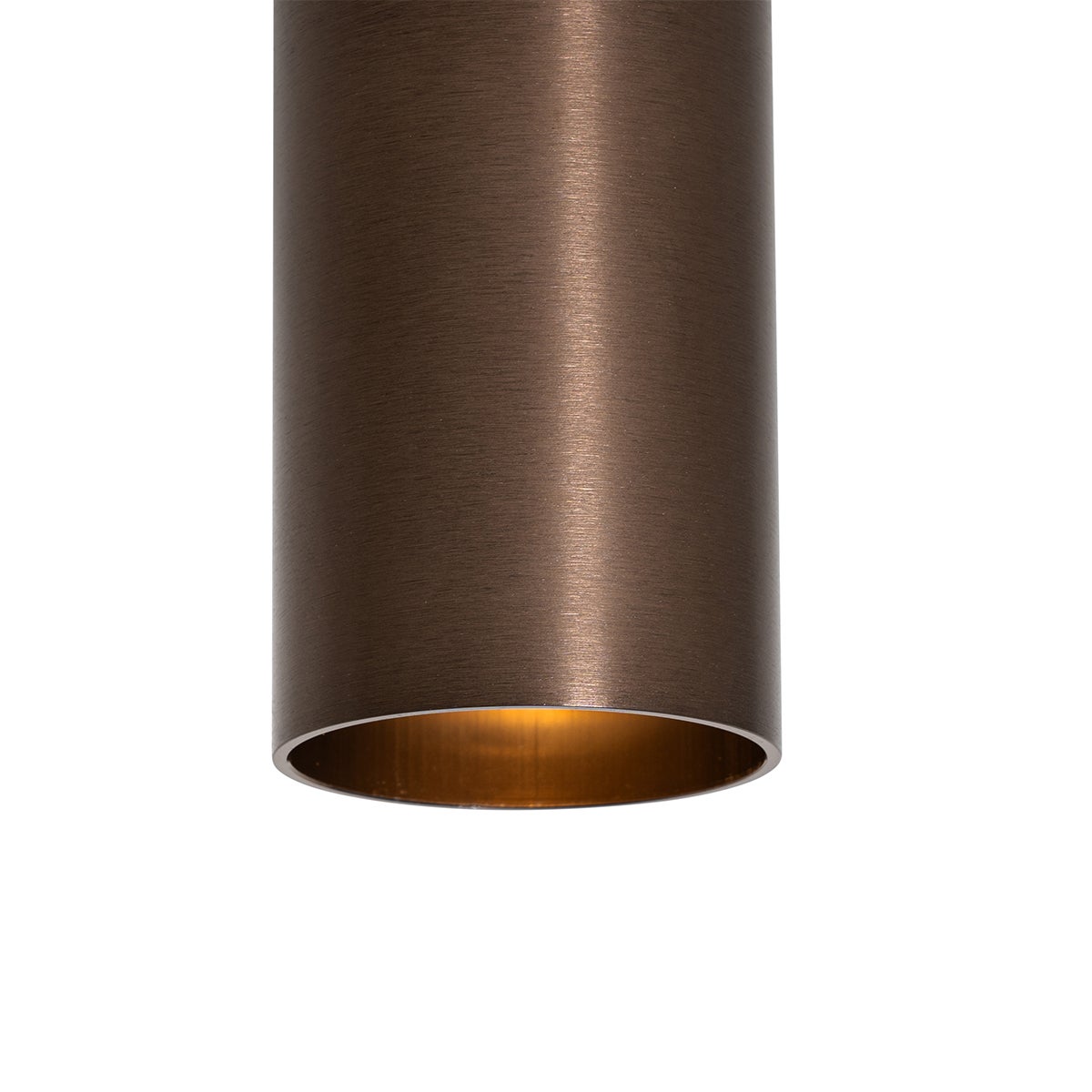 Moderne spot, donker brons, 5,5 cm - Tuba