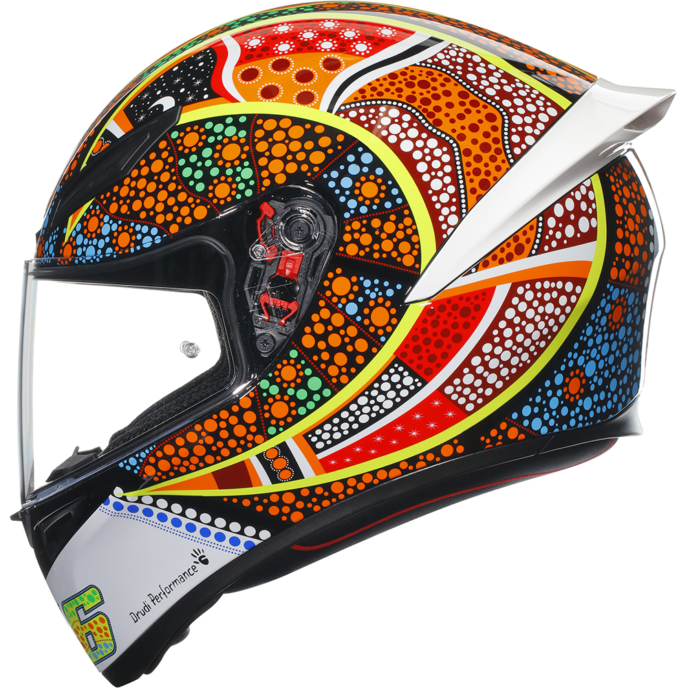 AGV - Casque K1 S Dreamtime Bleu / Orange / Multicolore
