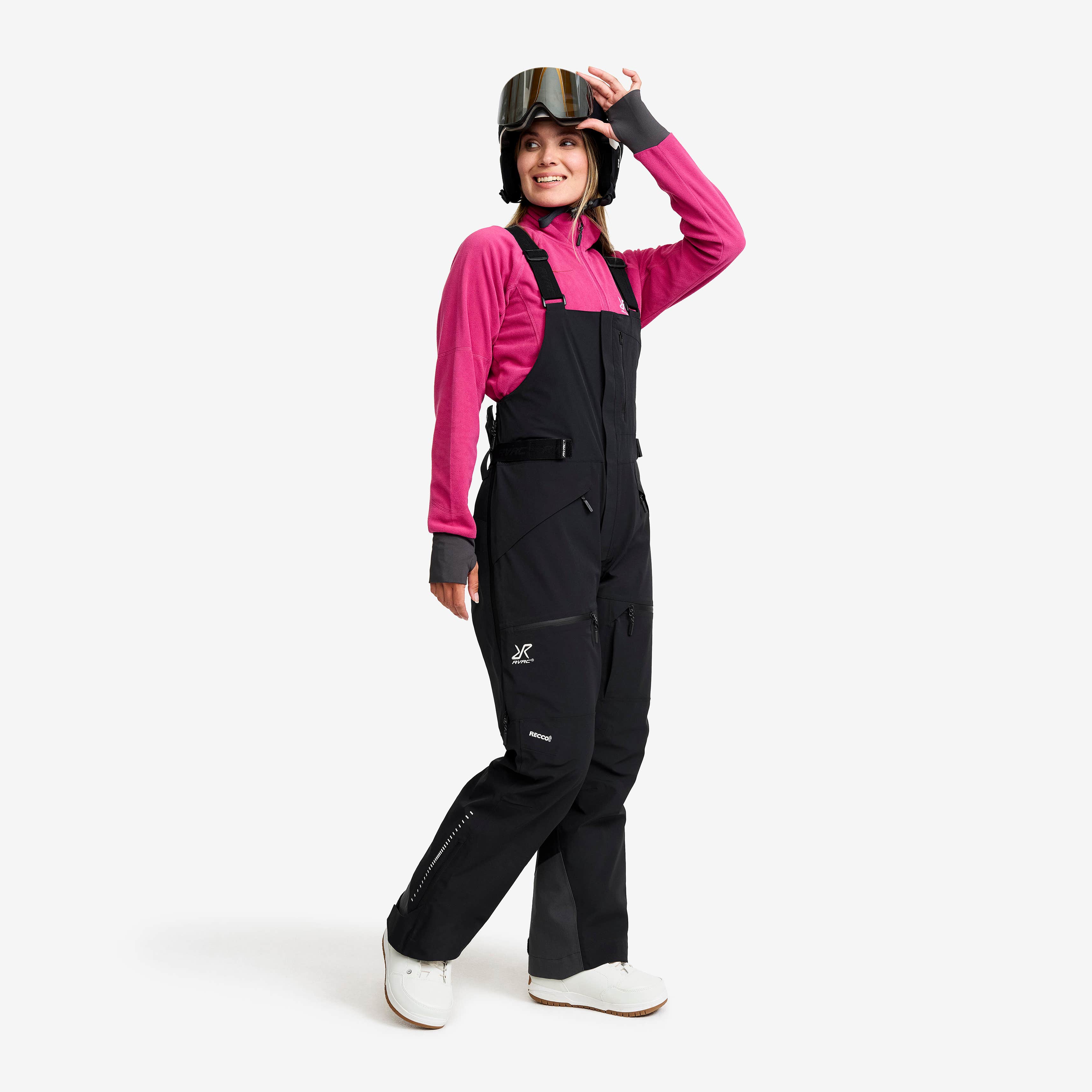 Atlas 3L Ski Bib Pants Dame Black