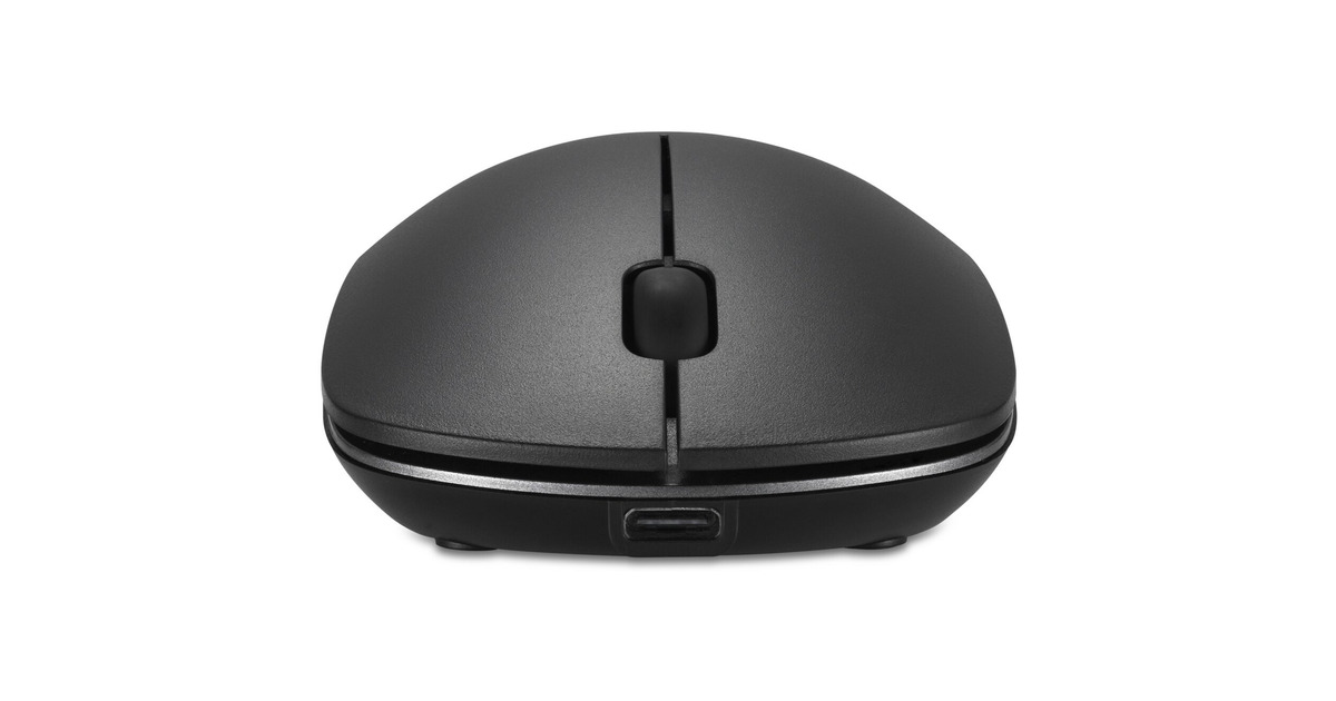 KensingtonMY230 EQ Rechargeable Mouse - Wireless – Midsize  (Zwart, Bluetooth, 2.4 GHz)