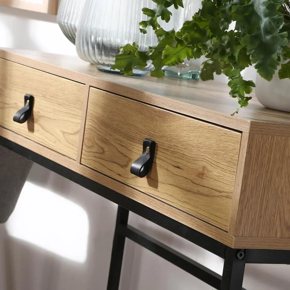 CALICOSY - Sidetable JILL - Licht hout - 80.5x100.3x35.3 cm