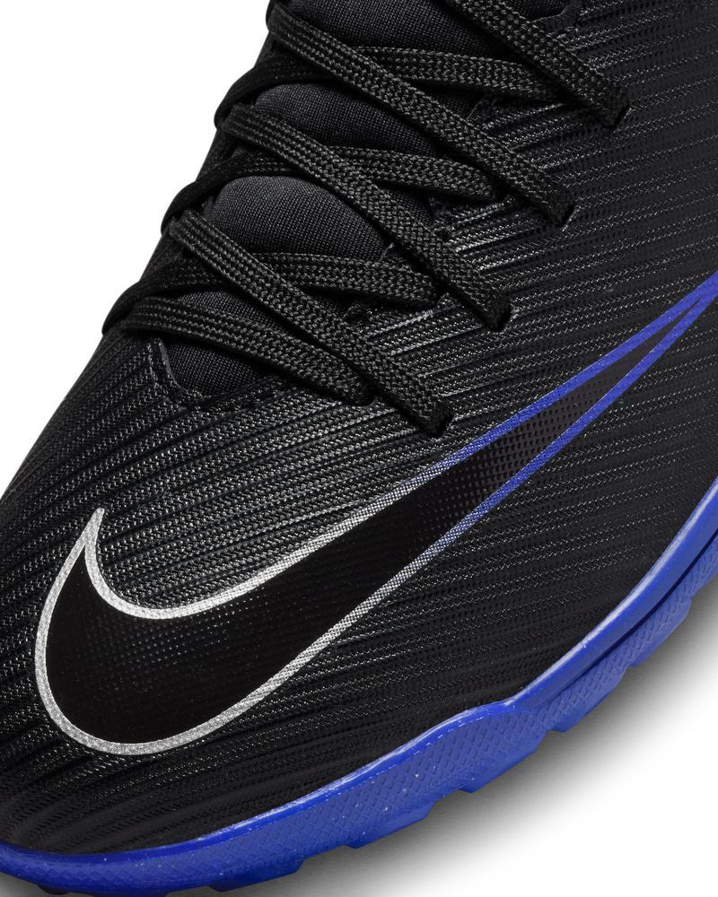 Chaussures de football Nike Mercurial Superfly 9 Club TF Noir & Bleu pour enfant