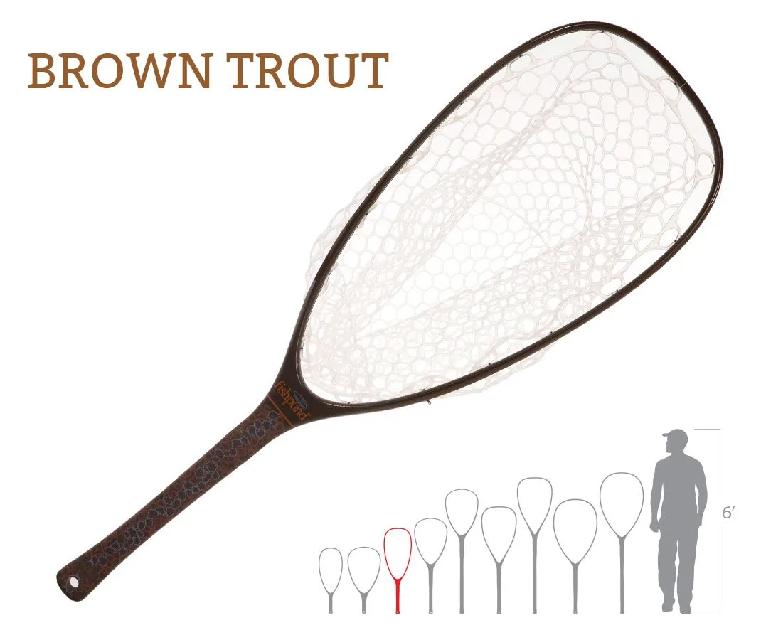 Fishpond Fishpond Nomad Emerger Net Brown Trout