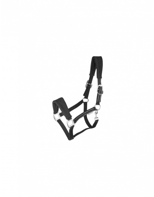 Waldhausen Halster Alcantara Zwart - Paardenhalster